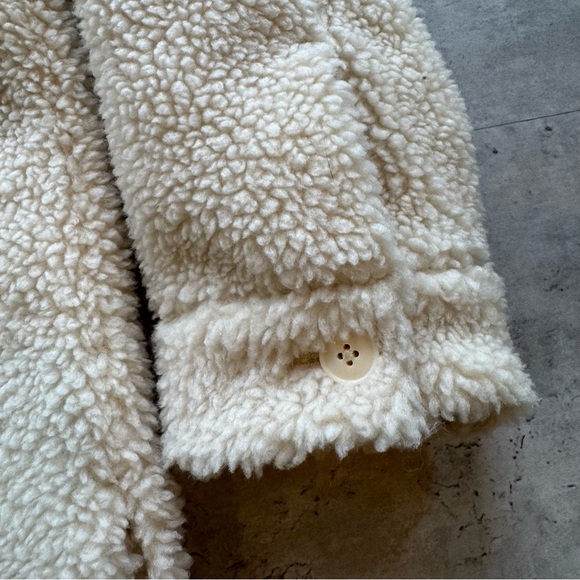 NEW Madewell Sherpa Walton Jacket, Medium Fleece - Picture 9 of 13